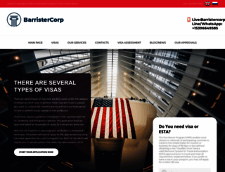 barristercorp.org screenshot