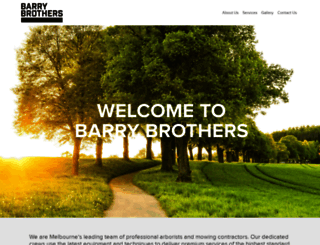 barrybrothers.com.au screenshot