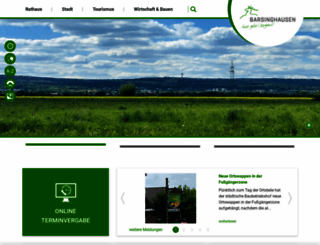 barsinghausen.de screenshot