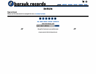 barsuk.com screenshot