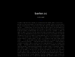 barter.cc screenshot