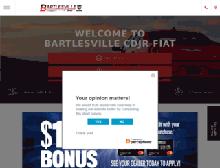 bartlesvillechryslerdodgejeep.com screenshot