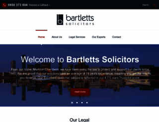 bartlettslaw.co.uk screenshot