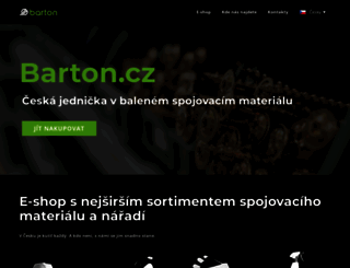 barton.cz screenshot