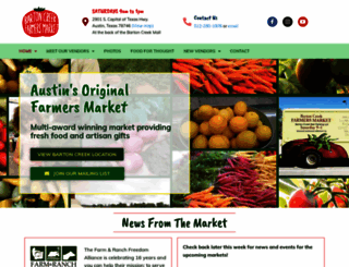bartoncreekfarmersmarket.org screenshot