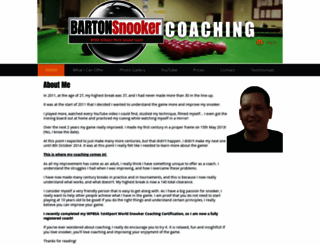 bartonsnooker.co.uk screenshot