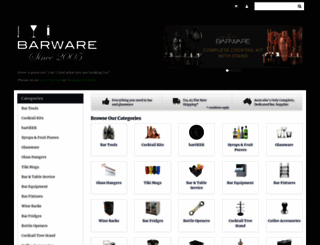 barware.com.au screenshot
