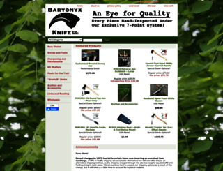 baryonyxknife.com screenshot