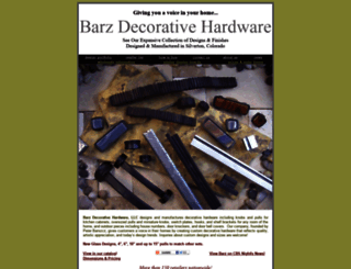 barzdecorativehardware.com screenshot