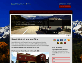 basaltlubeandtire.com screenshot