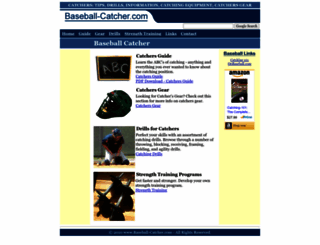 baseball-catcher.com screenshot