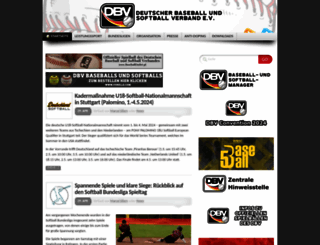 baseball-softball.de screenshot