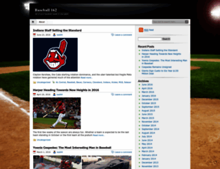 baseball162dotcom.wordpress.com screenshot