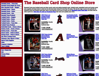 baseballcardshop.net screenshot