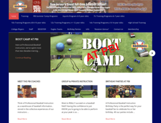 baseballclinics.com screenshot