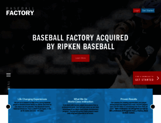 baseballfactory.com screenshot