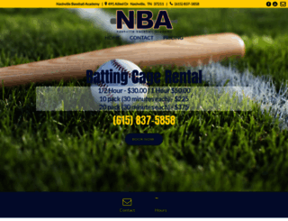 baseballinstructionnashville.com screenshot
