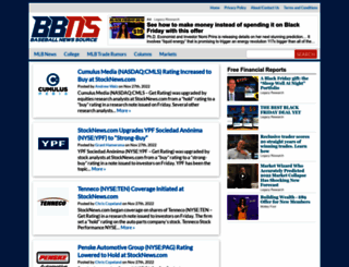 baseballnewssource.com screenshot