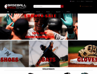 baseballproshop.it screenshot