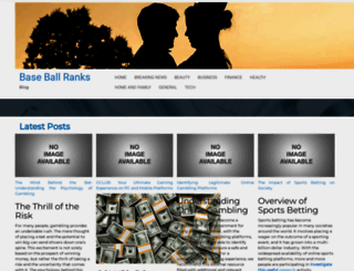 baseballranks.com screenshot