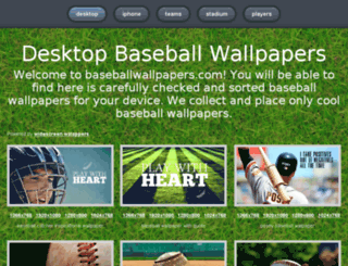 baseballwallpapers.com screenshot