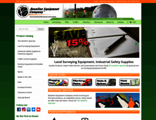 baselineequipment.com screenshot