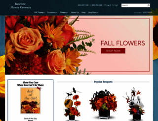 baselineflowers.com screenshot