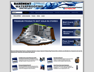 basement-waterproofing-products.com screenshot