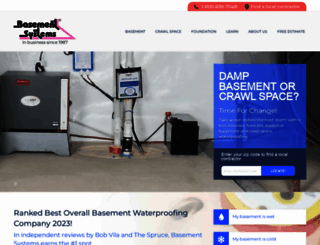 basementsystems.com screenshot