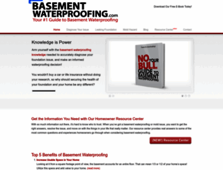 basementwaterproofing.com screenshot