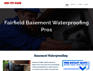 basementwaterproofingfairfield.com screenshot