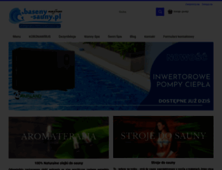 baseny-sauny.pl screenshot