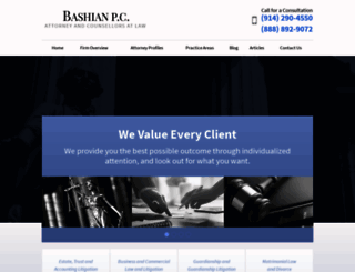 bashian-law.com screenshot