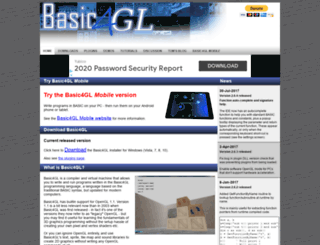 basic4gl.net screenshot