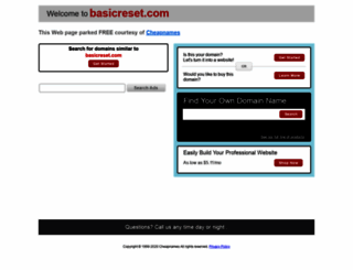 basicreset.com screenshot