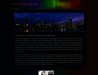 basicsofinvestment.weebly.com screenshot