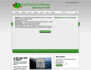 basilsalad.com screenshot