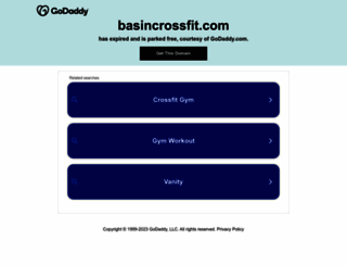 basincrossfit.com screenshot
