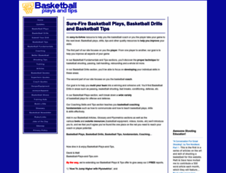 basketball-plays-and-tips.com screenshot