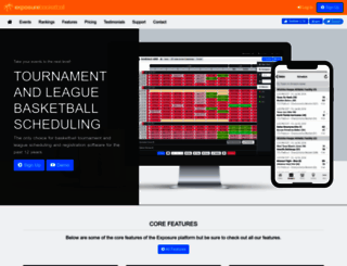 basketball.exposureevents.com screenshot