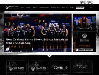 basketball.org.nz screenshot