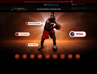 basketball.powerplaymanager.com screenshot