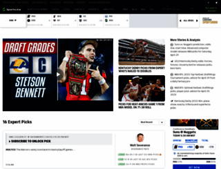 basketball.sportsline.com screenshot