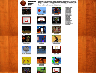 basketballgamesonly.com screenshot