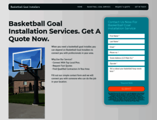 basketballgoalinstallationpros.com screenshot