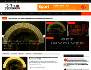 basketballmanitoba.ca screenshot