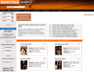 basketballmarket.com screenshot