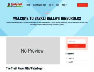 basketballwithinborders.com screenshot