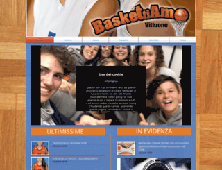 baskettiamovittuone.com screenshot