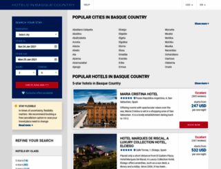 basque-country-hotels.com screenshot